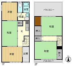 京都市南区八条内田町の一戸建て