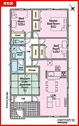 都城市都北町新築平屋　第1-3号棟