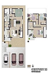 鹿児島市田上1丁目新築戸建 1号棟