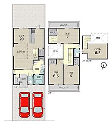 京都市右京区西京極堤町の一戸建て