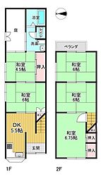 京都市山科区御陵四丁野町の一戸建て