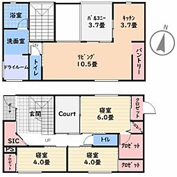 古ケ鶴1丁目　戸建て
