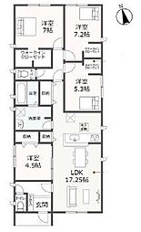 豊川第64　御津町　新築　全3棟　3号棟（平屋）