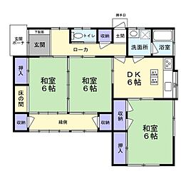 平屋建て　豊橋市西幸町　中古住宅