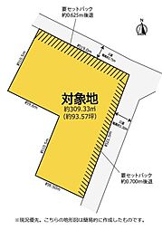 約90坪の広々とした豊橋市二川町字西向山　売土地