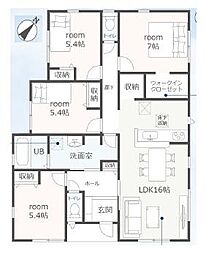 豊川市赤坂台　第1期　新築全2棟　1号棟（平屋建て）