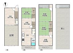 大阪市城東区永田2丁目の一戸建て