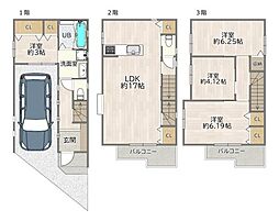 大阪市鶴見区横堤２丁目の一戸建て