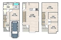 大阪市東淀川区上新庄３丁目