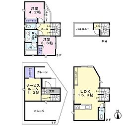 名古屋市北区大杉１丁目の一戸建て