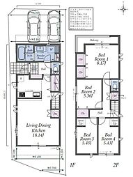 名古屋市瑞穂区竹田町４丁目の一戸建て