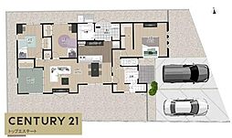 三養基郡みやき町大字原古賀（中原駅）平屋建　4ＬＤＫ　1号地