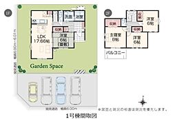小城市三日月町長神田23-P1 1号棟（小城駅）2階建