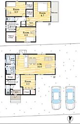 佐賀市新栄東2丁目1号地（鍋島駅）2階建