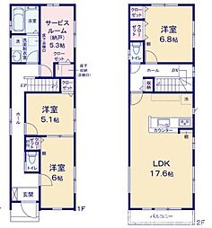 KIS川越市六軒町1期　全1棟　1号棟