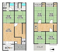 東大阪市瓜生堂１丁目の一戸建て