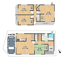大東市三箇３丁目の一戸建て