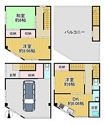 東大阪市足代３丁目の一戸建て