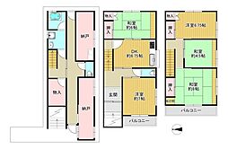 東大阪市六万寺町３丁目の一戸建て