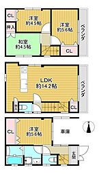 東大阪市西鴻池町１丁目の一戸建て
