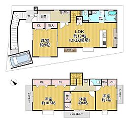東大阪市東石切町４丁目の一戸建て