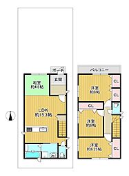 東大阪市吉田３丁目の土地