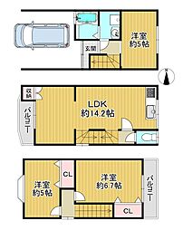 東大阪市若江南町2丁目の一戸建て