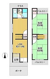 大東市新田西町の一戸建て