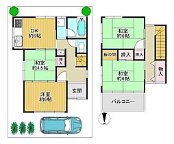 東大阪市中石切町４丁目の一戸建て