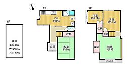 大東市三箇４丁目の一戸建て
