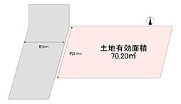 大東市南津の辺町の土地