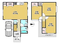 東大阪市大蓮南３丁目の一戸建て