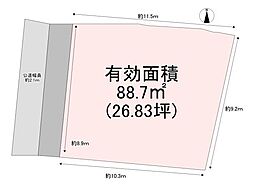 東大阪市豊浦町の土地