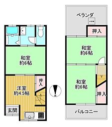 大東市津の辺町の一戸建て