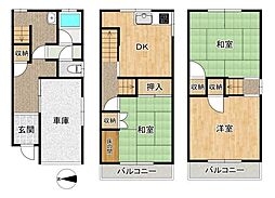 東大阪市中石切町5丁目の一戸建て