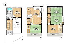大東市寺川５丁目の一戸建て