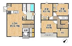 大東市南津の辺町の一戸建て