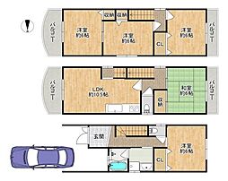 東大阪市荒川３丁目の一戸建て