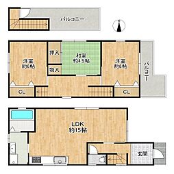東大阪市上四条町の一戸建て