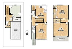東大阪市御厨西ノ町１丁目の一戸建て