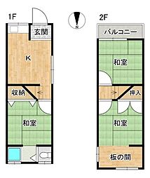 大東市津の辺町の一戸建て