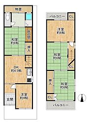東大阪市大蓮北3丁目の一戸建て