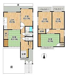 東大阪市上六万寺町の一戸建て
