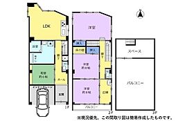 藤枝市藤枝三丁目　インナーガレージ住宅に変更