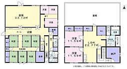 飲食店店舗スペース付き中古住宅 島田市中河