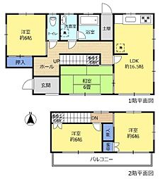 藤枝市岡部町三輪　駐車4台　二輪車ガレージ付中古住宅