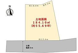 藤枝市若王子2丁目　住宅用地　解体更地測量渡し