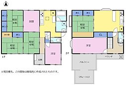 ガレージ付き・部屋数豊富　島田市伊太　中古住宅