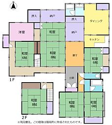 藤枝市岡部町内谷　部屋数豊富　中古戸建