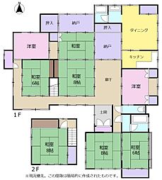 藤枝市岡部町内谷 部屋数豊富 中古戸建
